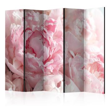 Paraván Sweet Peonies Dekorhome 225x172 cm (5-dielny)