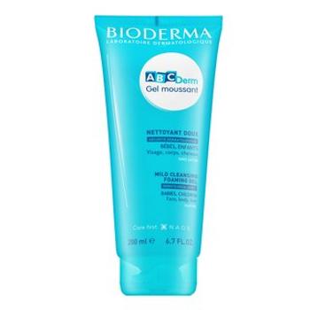 Bioderma ABCDerm Gel Moussant Mild Cleansing Foaming Gel Tápláló tisztító gél gyerekeknek 200 ml