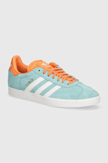 Tenisky adidas Originals Gazelle tyrkysová farba, IH2627