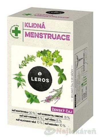 LEROS POKOJNÁ MENŠTRUÁCIA nálevové vrecká 20x1,5g (30g)