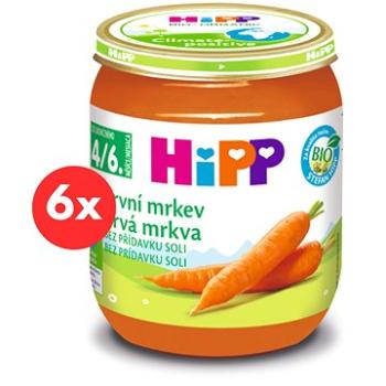 HiPP BIO Prvá mrkva - 6× 125 g (4062300036369)