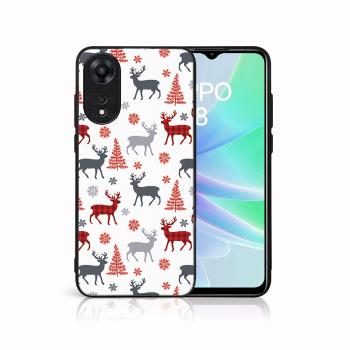 MY ART Kryt s vianočným dizajnom Oppo A78 DEER (068)