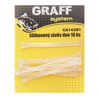 Graff Silikónový záves duo 10 ks Transparentný (8594185855194)