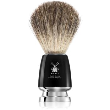 Mühle RYTMO Pure Badger štetec na holenie z jazvečej srsti Black Resin 1 ks