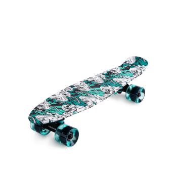 Pennyboard MOVINO Chameleon (DoublePrint) so svietiacimi LED kolieskami, 56cm