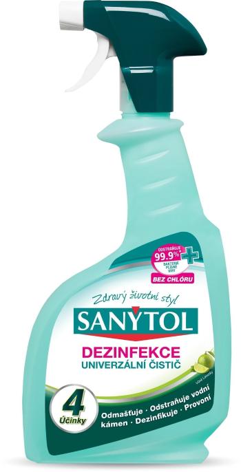 Fertőtlenítő SANYTOL Univerzális tisztítószer 4 hatású spray 500 ml