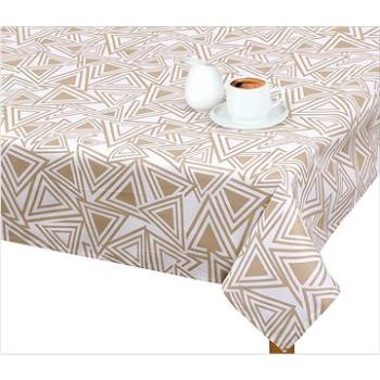 Bellatex Obrus ADÉLA – 70 × 70 cm – trojuholníky béžové (7472)