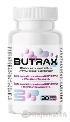 BUTRAX výživový doplnok s postbiotikom 30tbl