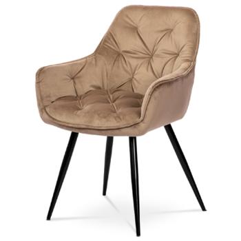 Jedálenská stolička Autronic 61x86 cm hnedá látka DCH-421 CAP4