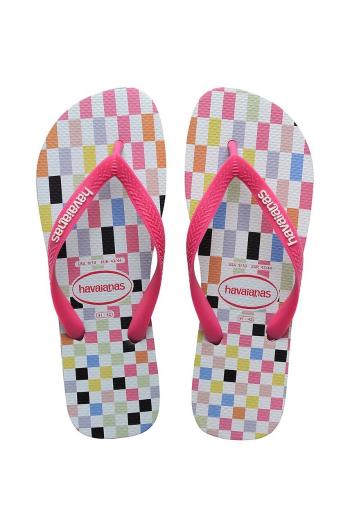 Žabky Havaianas TOP CHECK růžová barva, 4148764.7210