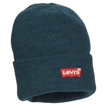 Levis  RED BATWING EMBROIDERED SLOUCHY BEANIE  Čiapky Modrá