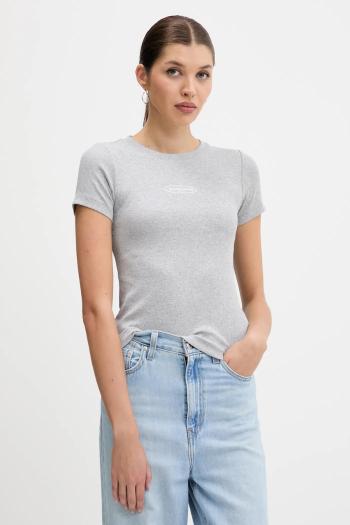 Tričko Guess Jeans dámske, šedá farba, W5YP37 KA0H1
