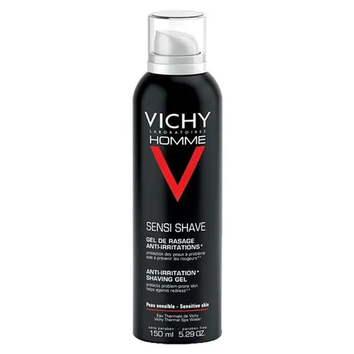 VICHY Homme Gél na holenie proti podráždeniu pleti 150 ml