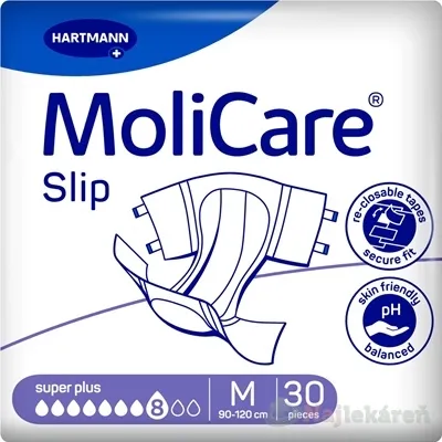 MoliCare Slip Super Plus 8 kvapiek M 30ks