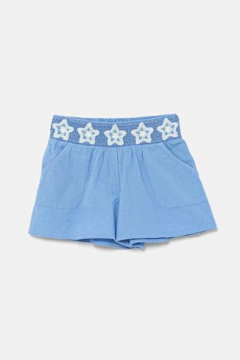 Detské bavlnené šortky United Colors of Benetton s nášivkou, 47JKG902U