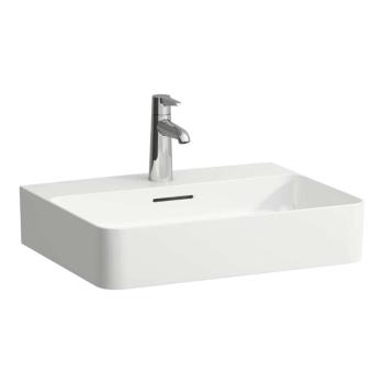 Laufen - VAL Umývadlo, 55x42 cm, s prepadom, otvor na batériu, biela H8102820001041