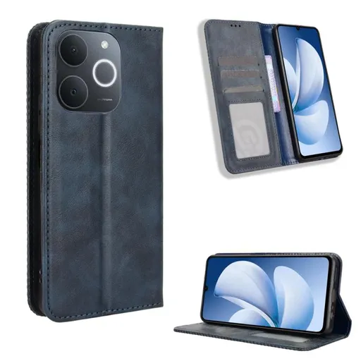 BUSINESS Peňaženkový kryt pre Realme Note 70T modrý