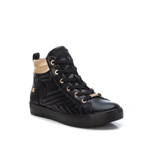 Vysoké tenisky so zipsom a prešitím