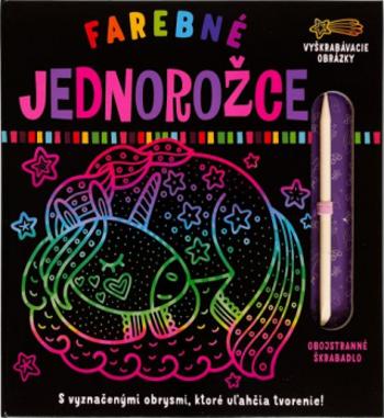 Farebné jednorožce Vyškrabovacie obrázky