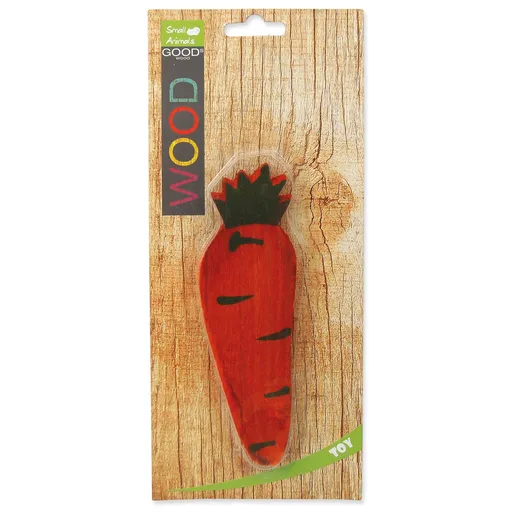 Small Animal Dřevěná mrkev 1 ks