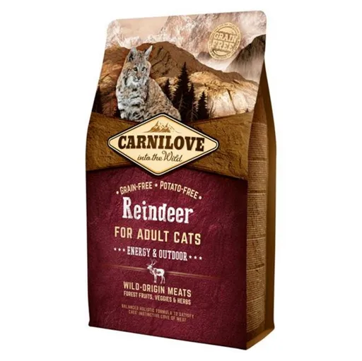 CARNILOVE Reindeer Grain Free granule pre mačky 1 ks, Hmotnosť balenia: 2 kg