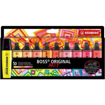 STABILO BOSS ORIGINAL ARTY teplé odtiene – balenie 10 ks (4006381577786)