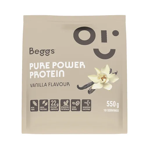 BEGGS Pure Power Protein Vanilla 550 g