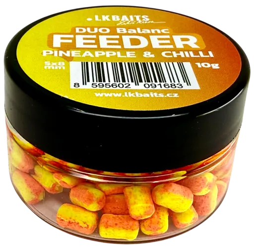 Lk baits duo balanc feeder 5x8 mm 10 g - pineapple a chilli