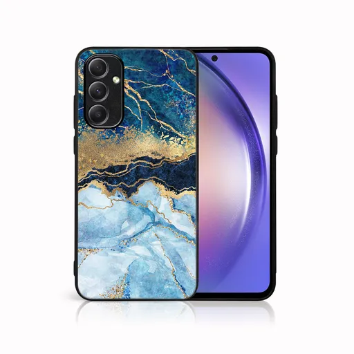 MY ART Ochranný kryt Samsung Galaxy A54 5G BLUE MARBLE (141)