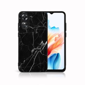 MY ART Ochranný kryt pre Oppo A38 BLACK MARBLE (142)