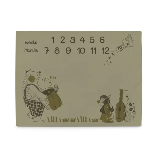 CEBA BABY Podložka míľniková na fotenie (92x72) Basic Band