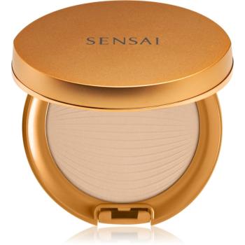 Sensai Silky Bronze Natural Veil Compact kompaktný púdrový make-up pre rozjasnenie a vyhladenie pleti odtieň SC01 Light 8,5 g