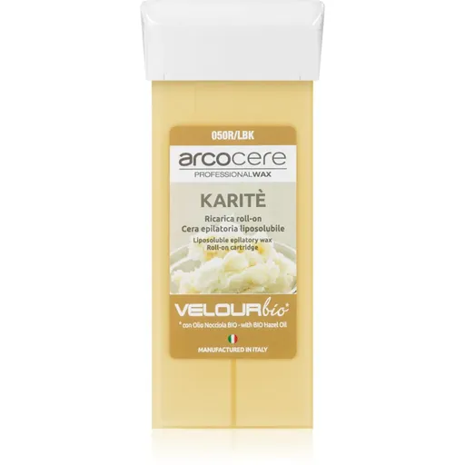 Arcocere Professional Wax Karité epilačný vosk roll-on náhradná náplň 100 ml