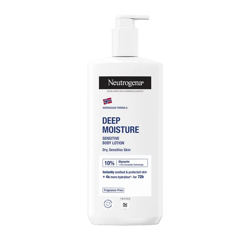 NEUTROGENA Hĺbkovo hydratačné telové mlieko pre suchú a citlivú pokožku 400 ml