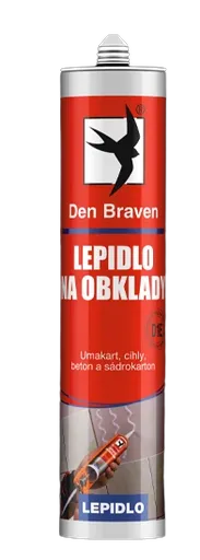 DEN BRAVEN - Lepidlo na obklady 1 kg biela