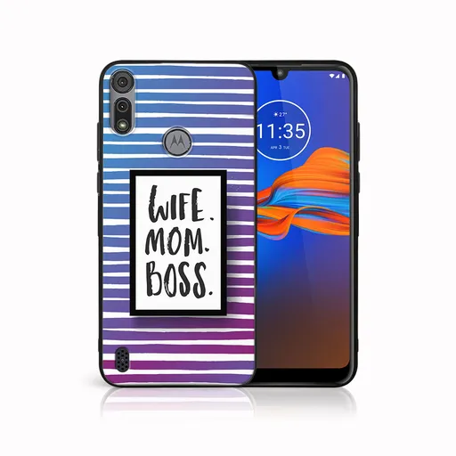 MY ART Silikónový kryt Motorola Moto E6s WIFE (001)