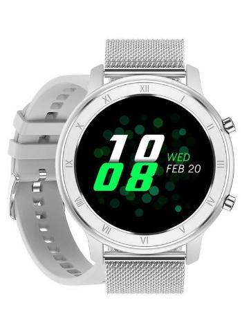 SMARTWATCH UNISEX Pacific 17-1 Remienok - silver  (sy010a)