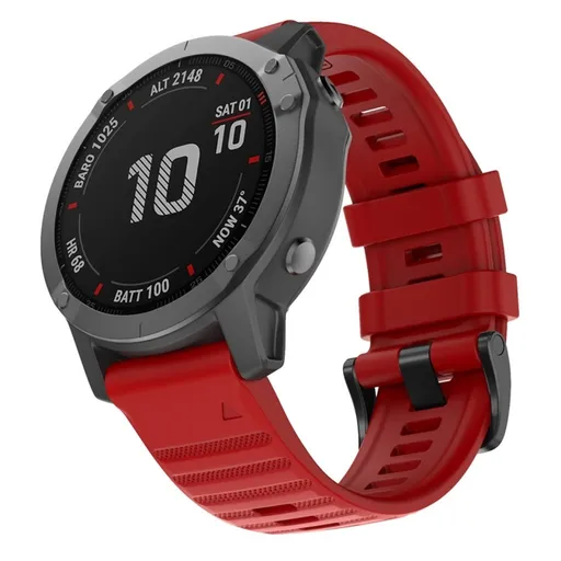 SILICONE Remienok Garmin Fenix 7X červený