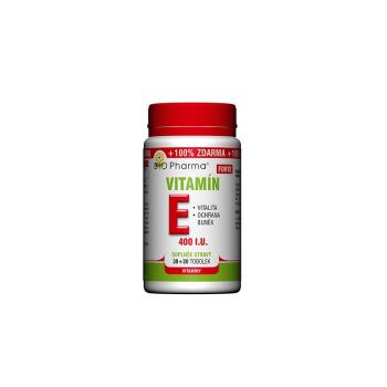 BIO PHARMA Vitamín E Forte 400 I.U 60 kapsúl