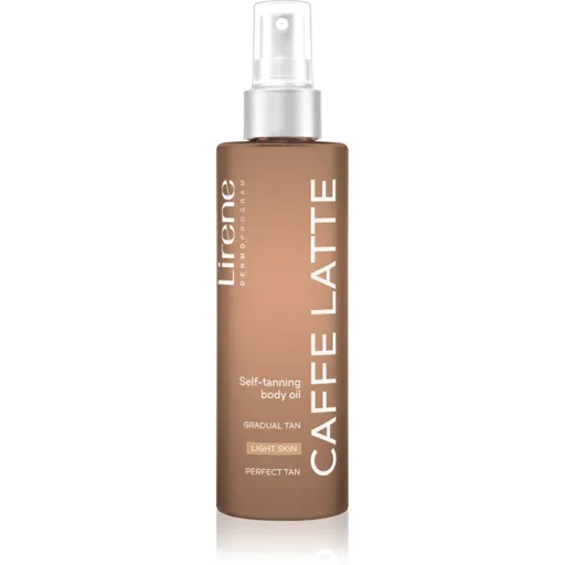 Lirene Perfect Tan samoopaľovací olej na telo Caffe Latte 200 ml