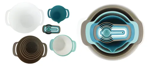 MAKRO - Odmerky a misky, sada 10ks