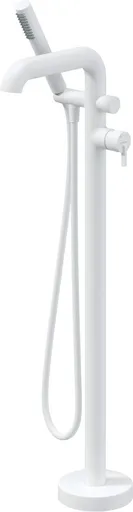 DEANTE - Silia biela Vaňová batéria, voľne stojaca, so sprchovacím setom BQS_A17M