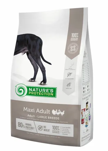 Natures Protection Maxi dog adult poultry hydinové granule pre psy 4kg