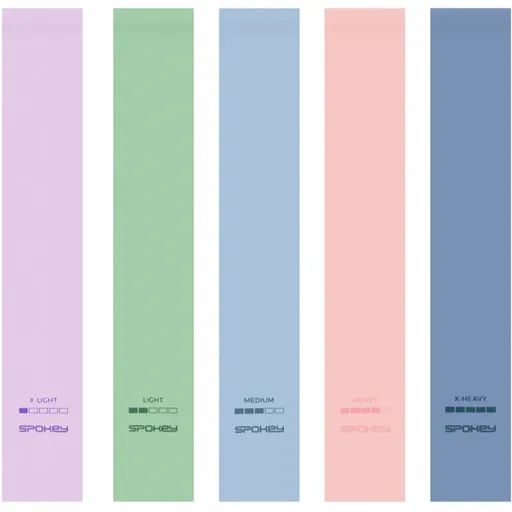 Spokey Artio Set sada odporových gúm Pastel
