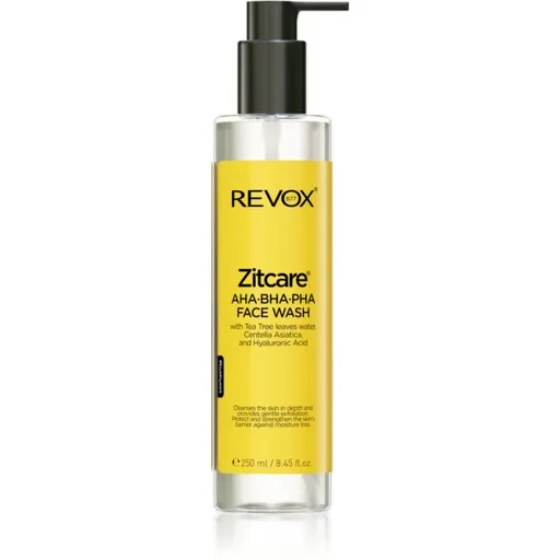 Revox B77 Zitcare AHA BHA PHA Face Wash jemný čistiaci gél s exfoliačným účinkom 250 ml