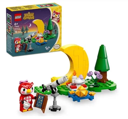 LEGO Animal Crossing Pozorovanie hviezd s Celeste 77053