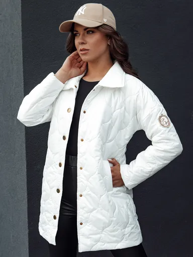 Dámska prešívaná bunda RATIA ecru Dstreet TY4526