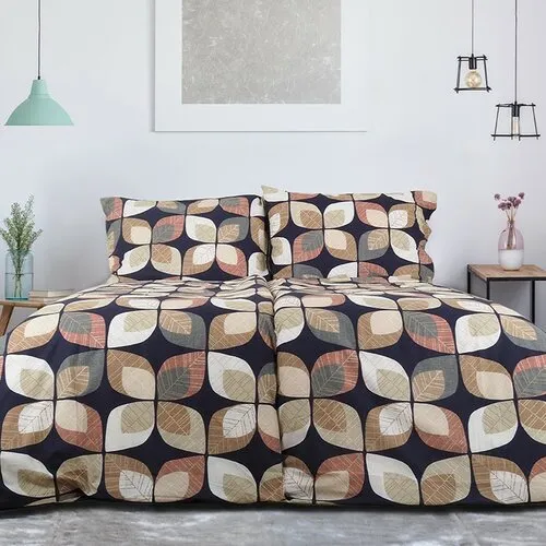 B.E.S. Petrovice Bavlnené obliečky Exkluziv Autumn leaf, 140 x 200 cm, 70 x 90 cm