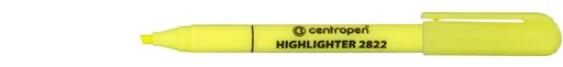 Zvýrazňovač Centropen 2822 žltý klinový hrot šírka 1-3mm