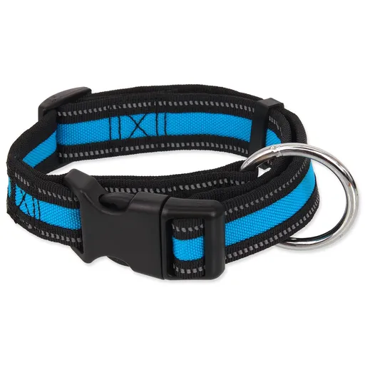 Obojok Dog Fantasy Neoprene M modrý 2,5x34-49cm